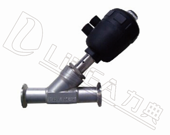 氣動(dòng)卡箍角座閥